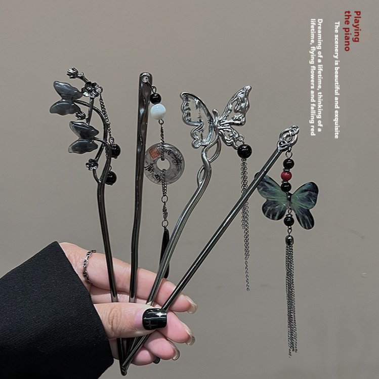 Retro Cheongsam Antique Hair Accessories Women's Hairpin - Image 3