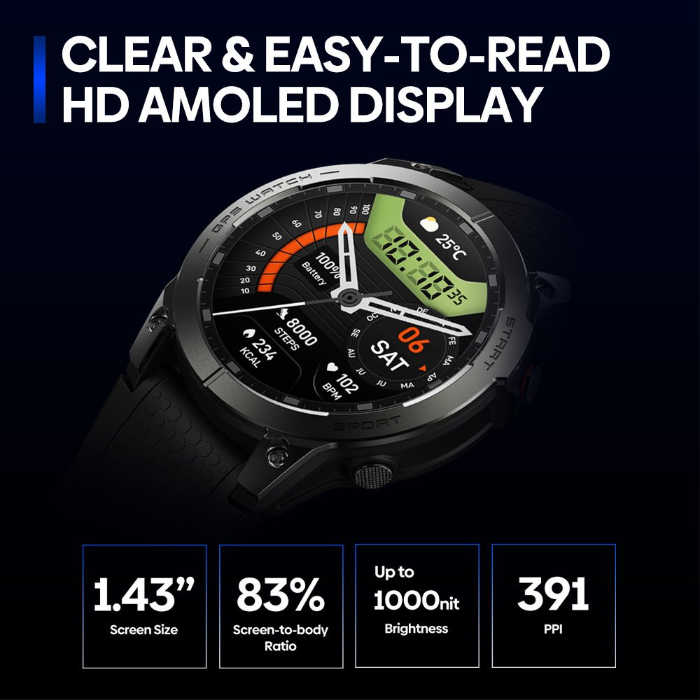 GPS Positioning Sport Smart Watch - Image 2