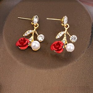 Daily Vintage Earrings Light Luxury Elegant Water Drops