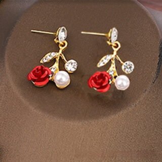 Daily Vintage Earrings Light Luxury Elegant Water Drops