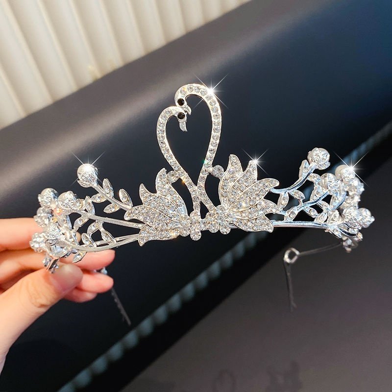 Children's Children's Crown Headdress Girls Princess Crown Hair Clip - Image 9