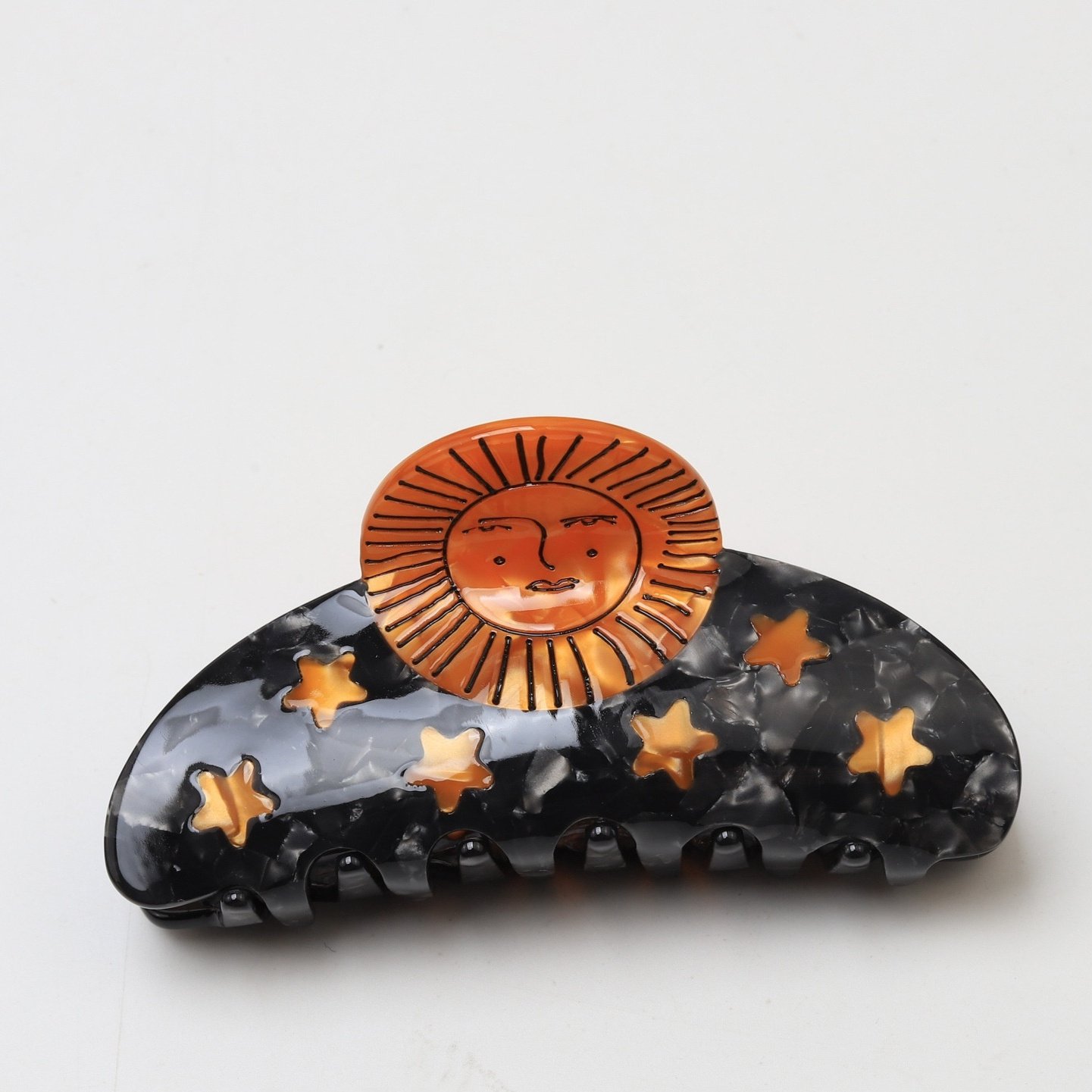 Snail Sunflower Angel Acetate Hair Clip - Image 5