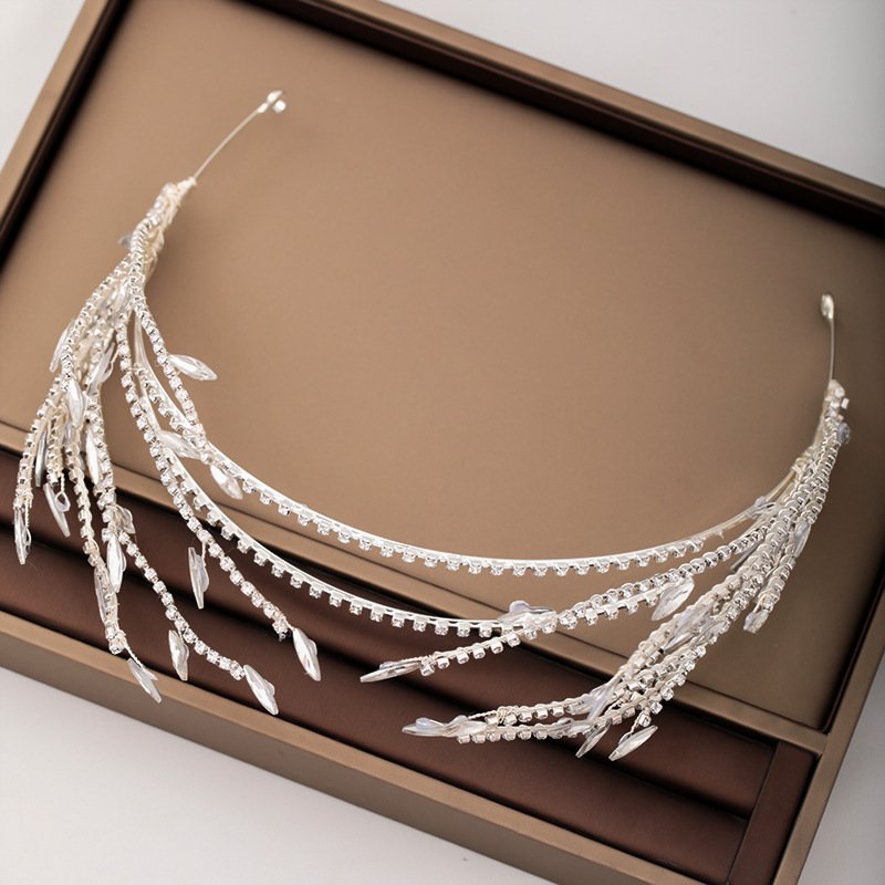 Simple Golden Alloy Double Mesh Headband - Image 6