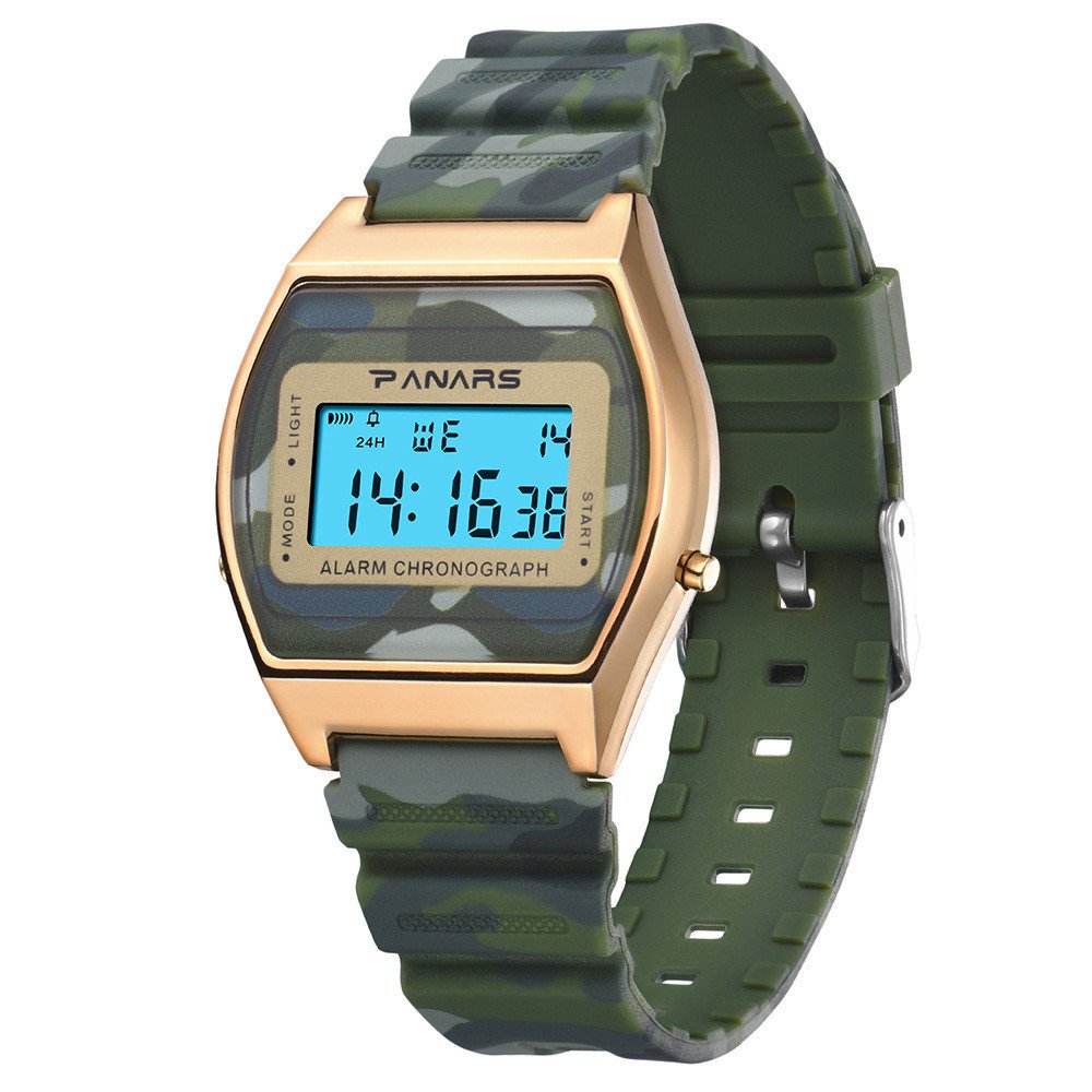 Slim Watch Square Student Camouflage - Image 4