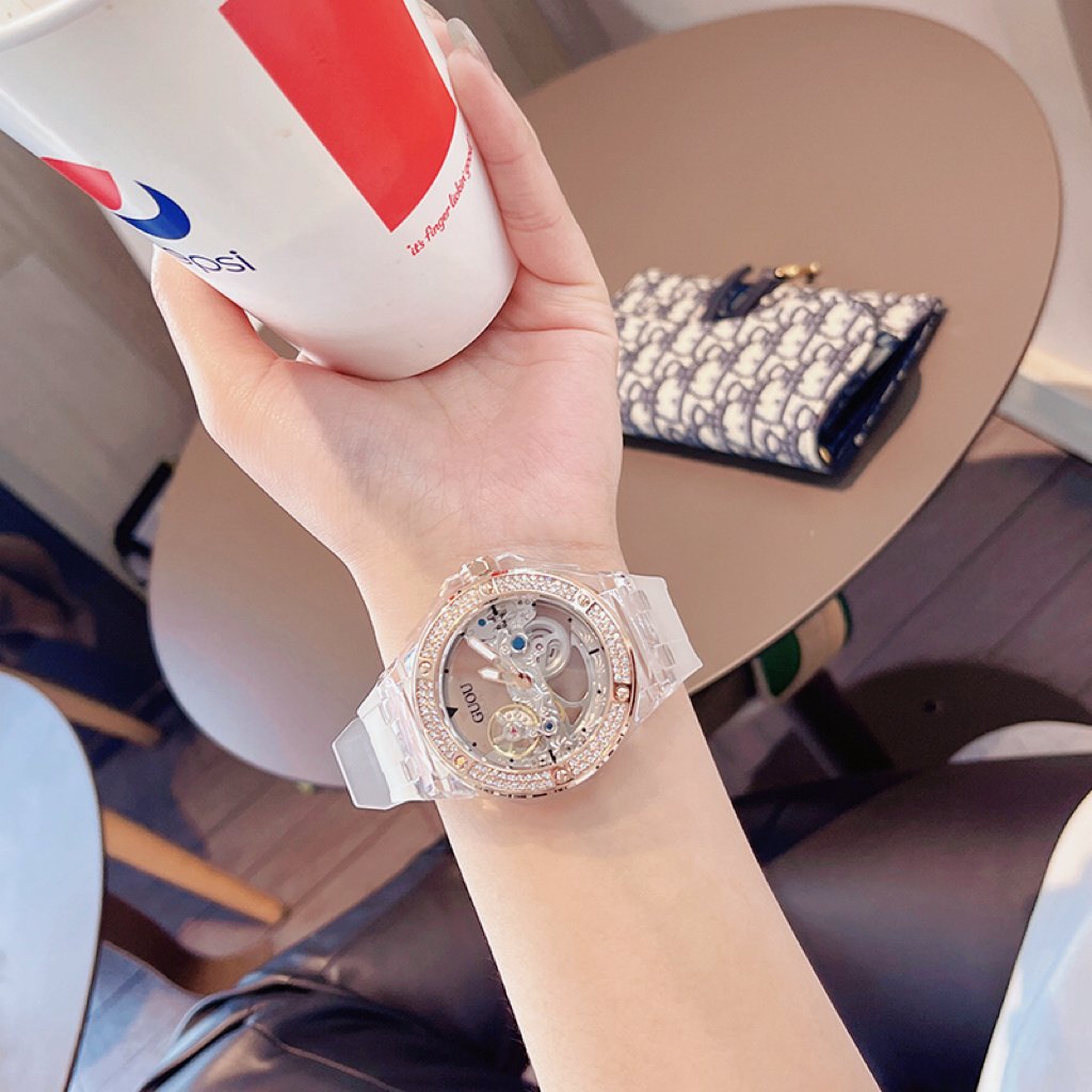 Ladies Fashion Automatic Skeleton Mechanical Watch - Image 4