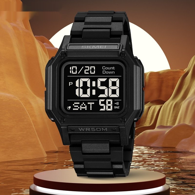 Multifunctional Resin Men's Electronic Watch - Image 2