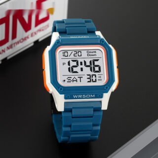 Multifunctional Resin Men's Electronic Watch