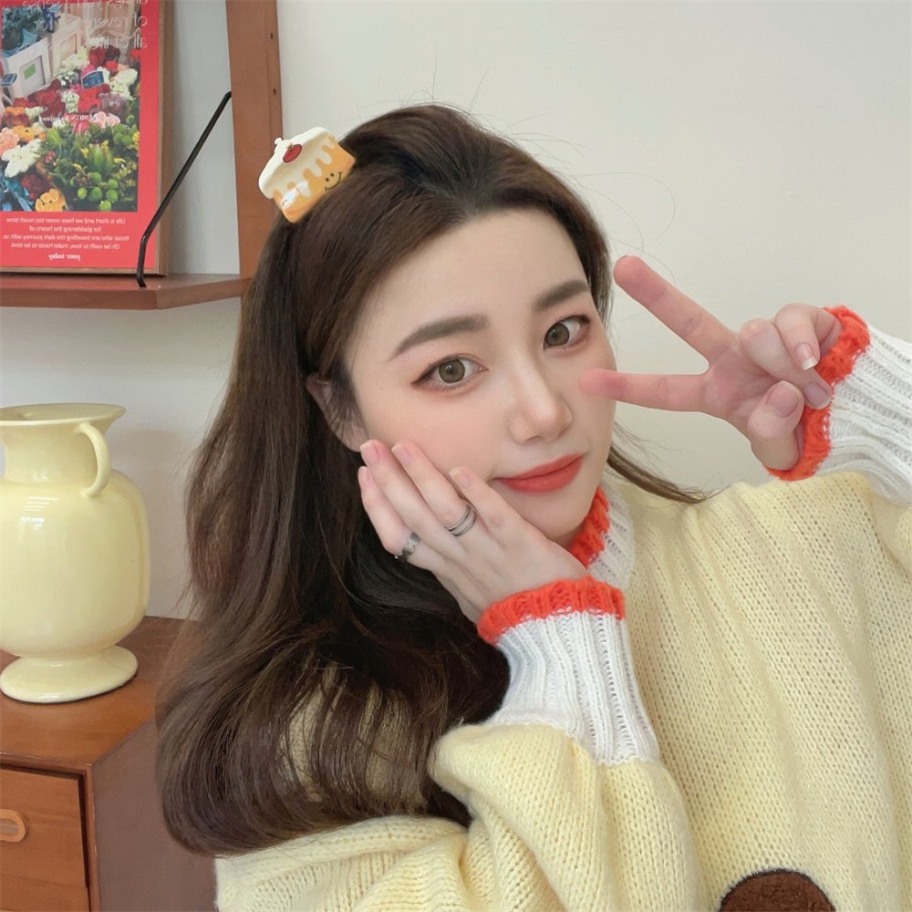 Cropped Hair Clip All-match Back Head Small Shark Clip - Image 3