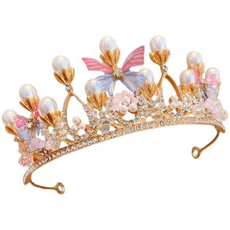 Children's Children's Crown Headdress Girls Princess Crown Hair Clip - Image 5