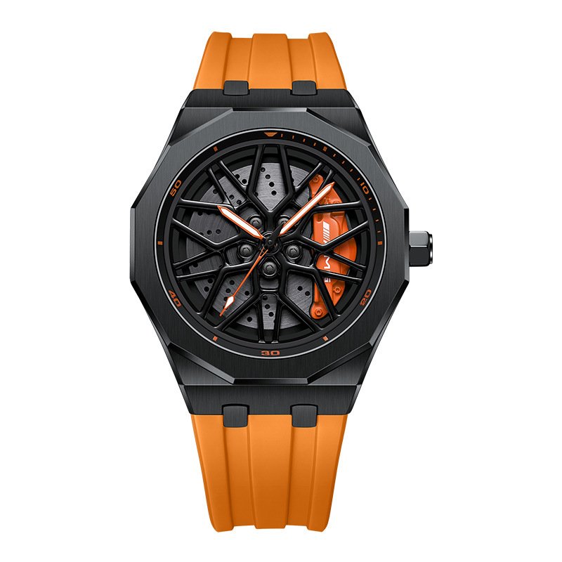 Men's Forged Hollow Waterproof Wheel Watch - Image 6