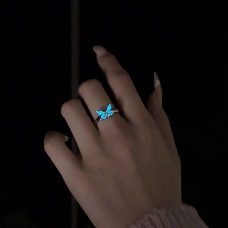 New Blue Color Luminous Smart Ring - Image 4