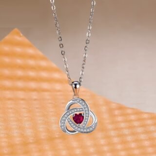 European And American Fashion Minimalist High-grade Ring Buckle Necklace