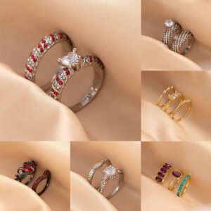 Zircon Ring High-grade Fashion Diamond