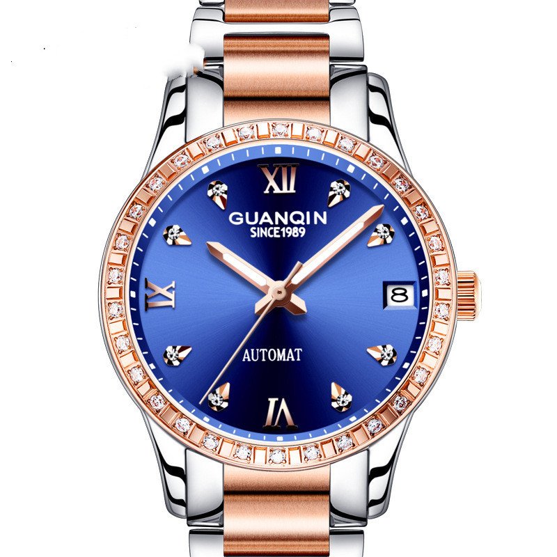 Ladies Fashion Diamond-studded Luminous Mechanical Watch - Image 5