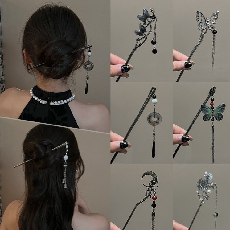 Retro Cheongsam Antique Hair Accessories Women's Hairpin - Image 2