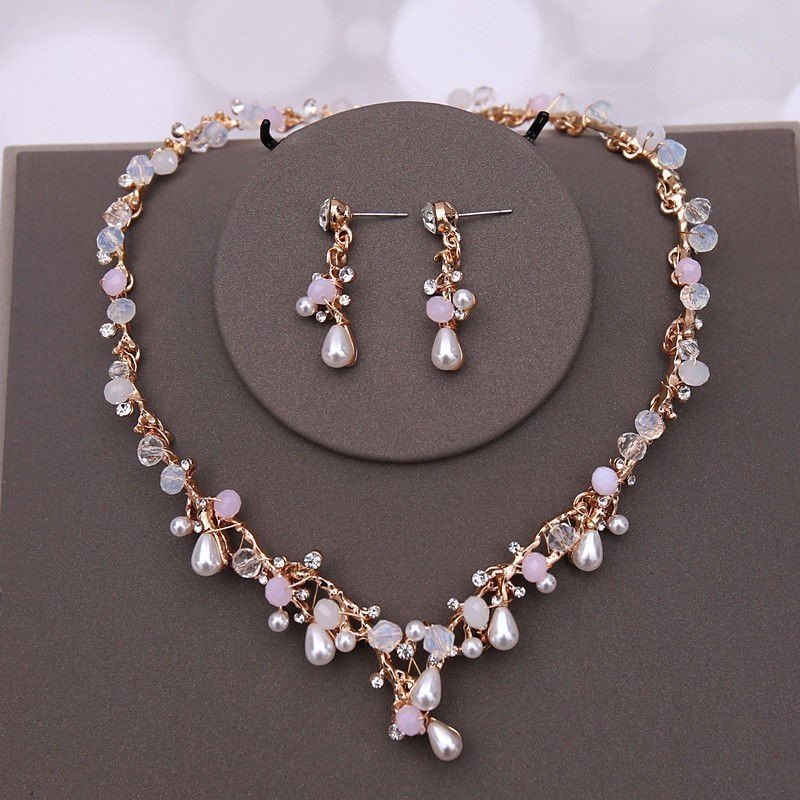 Veil Bride Wedding Dress Crown Three-piece Headdress Crown Super Fairy Series - Image 5