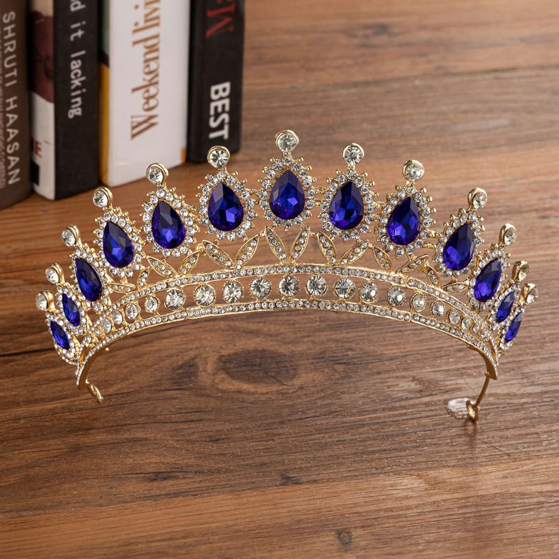 Bridal Crown Wedding Alloy Diamond Crown Fashion Elegant Headdress - Image 3