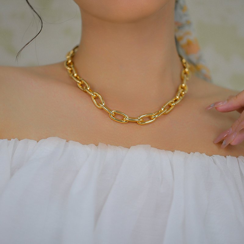 Interlocking Necklace For Female Niche Design Simple And Minimalist - Image 4