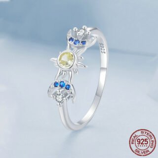 Sun And Moon Ring S925 Sterling Silver