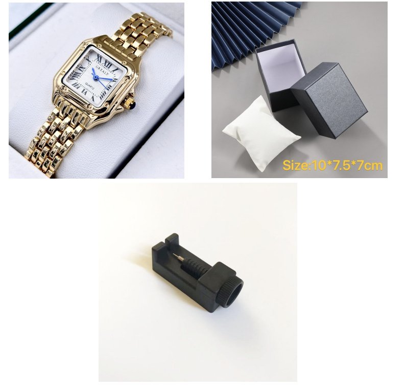 Waterproof Women's Square Watch Fashion - Image 3