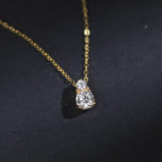 Women's Water Drop Shape Zircon Fashion Necklace