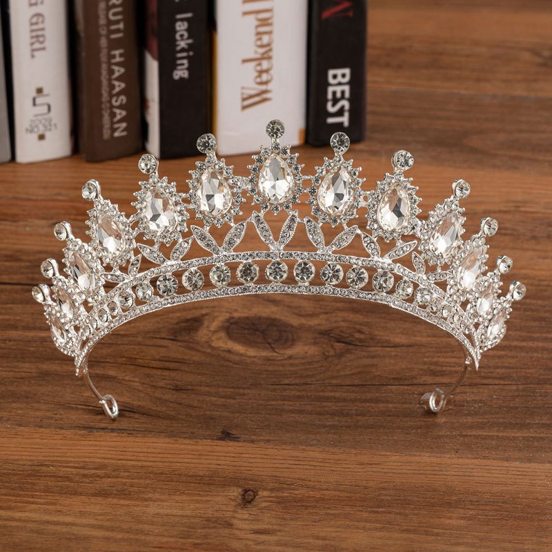 Bridal Crown Wedding Alloy Diamond Crown Fashion Elegant Headdress - Image 6