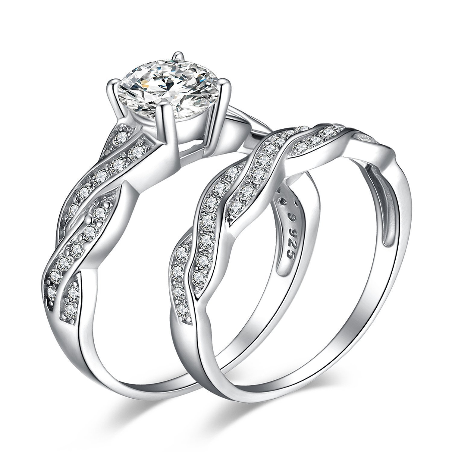 Women's Fashion Plating Couple Women's Ring Set - Image 4