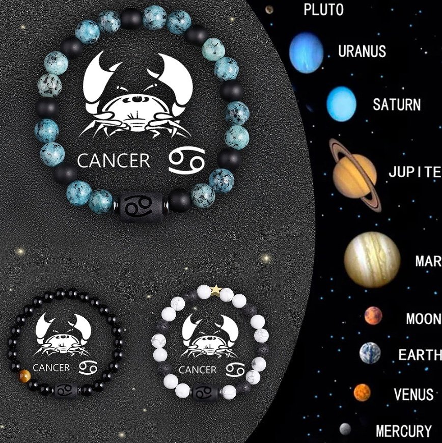 Crystal Stone Zodiac Sign Bracelet - Image 7