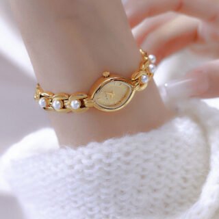 Mid-ancient Light Luxury Imitation Pearl Elegant Women's Watch