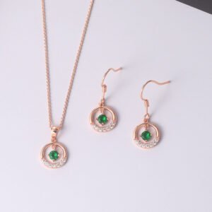 Fashion Simple Beccarite Round Earrings