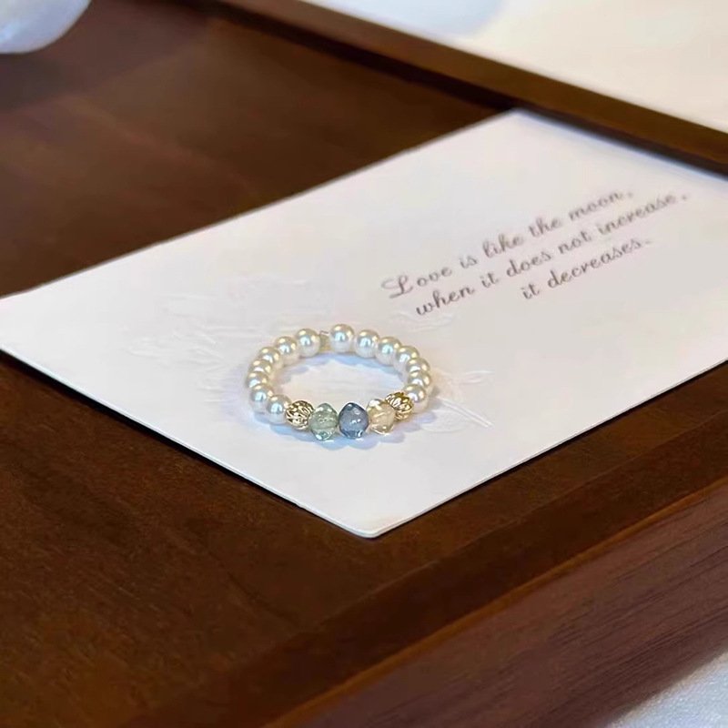 Pearl Ring Special-interest Design High Sense French Unique - Image 5