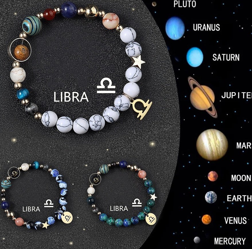 Crystal Stone Zodiac Sign Bracelet - Image 9