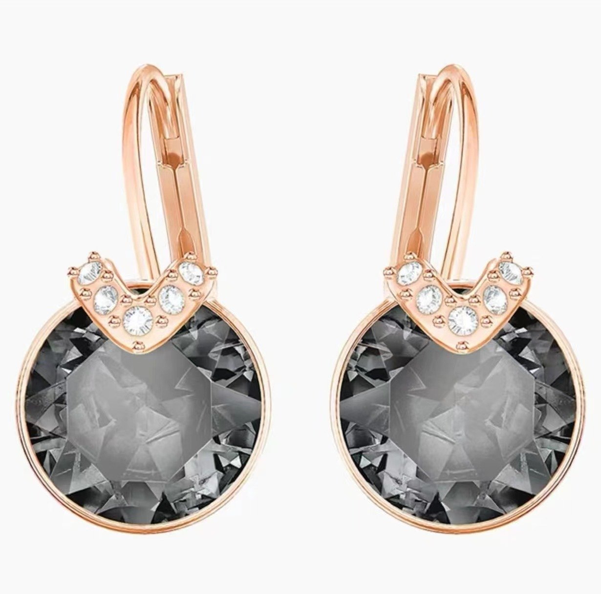 8MM Bella Crystal Earrings - Image 3