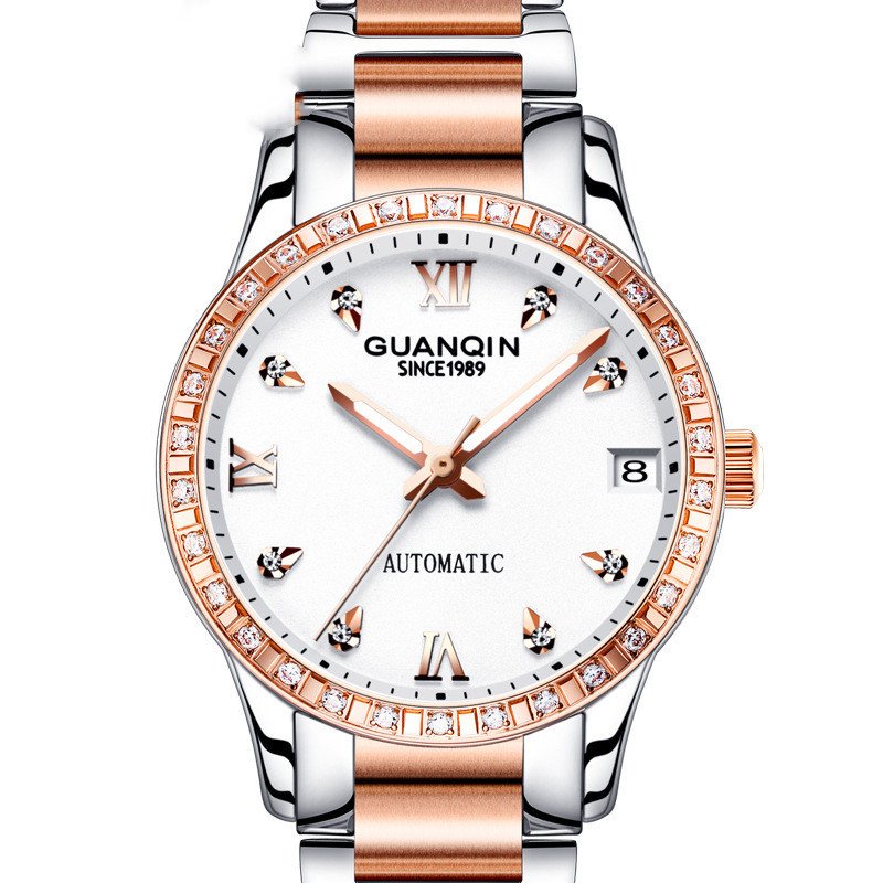 Ladies Fashion Diamond-studded Luminous Mechanical Watch - Image 4