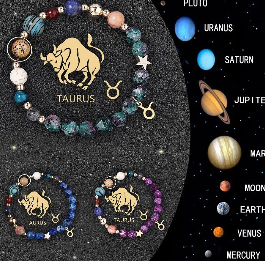 Crystal Stone Zodiac Sign Bracelet - Image 10