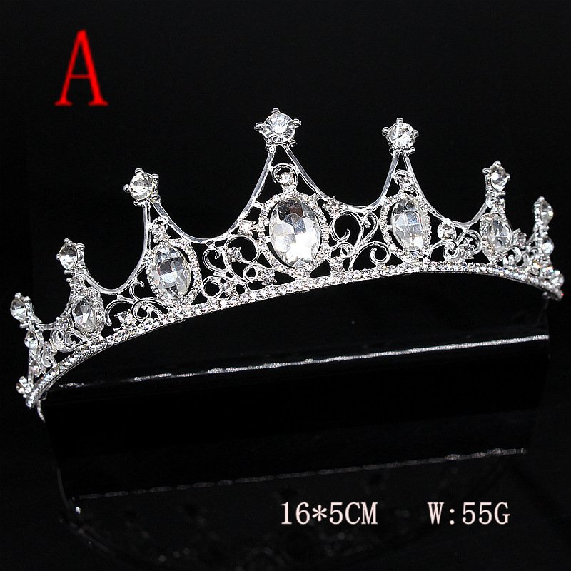 Super Glitter Pearl Rhinestone Headband Headdress - Image 2