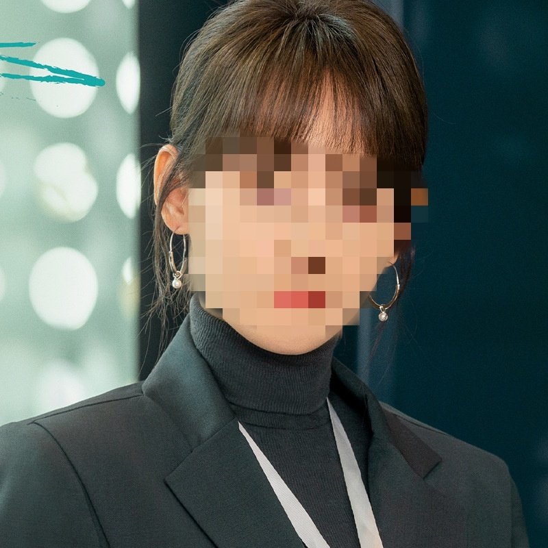 Oval Pearl Pendant Earrings Light Luxury Advanced Design Sense - Image 4