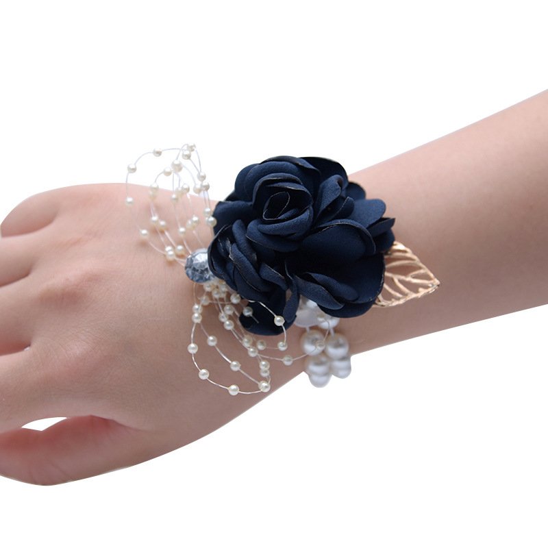 Wrist Flower Bride Bridesmaid Sister Group Wrist Flower Corsage Hand Gift Children Dance Hand - Image 7