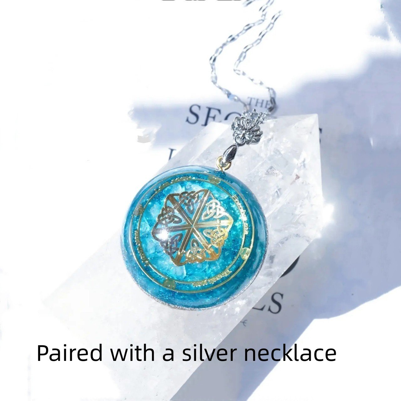 Handmade High-frequency Crystal Guardian Stone Necklace - Image 4