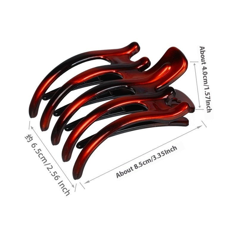 Handmade Hair Accessories Five-tooth Practical Large Haircut Grip - Image 4