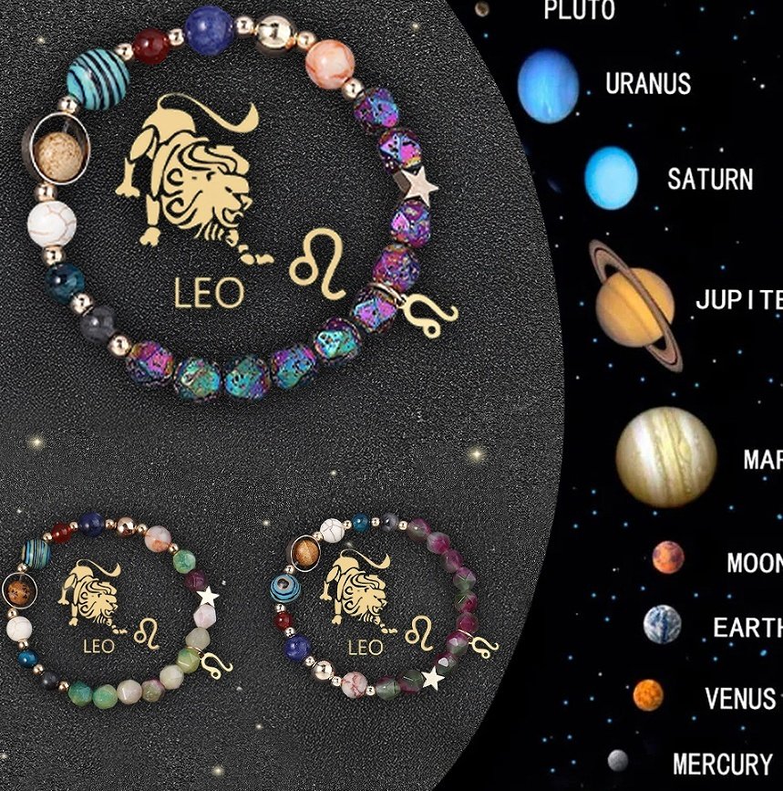 Crystal Stone Zodiac Sign Bracelet - Image 6
