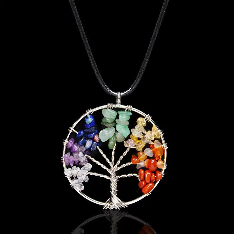 Fashion Color Lucky Tree Wishing Tree Necklace