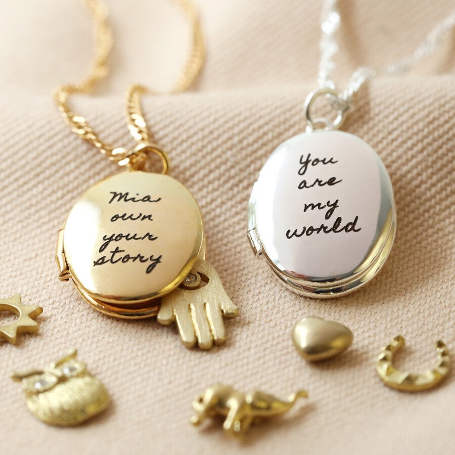 Retro Personality Oval Photo Box Pendant Necklace Pendant Stainless Steel