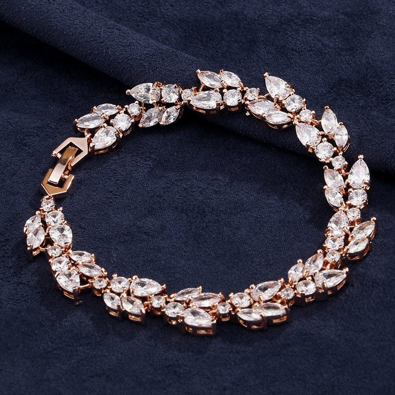 Micro Inlaid Zircon Bracelet Women's Special-interest Design - Image 3